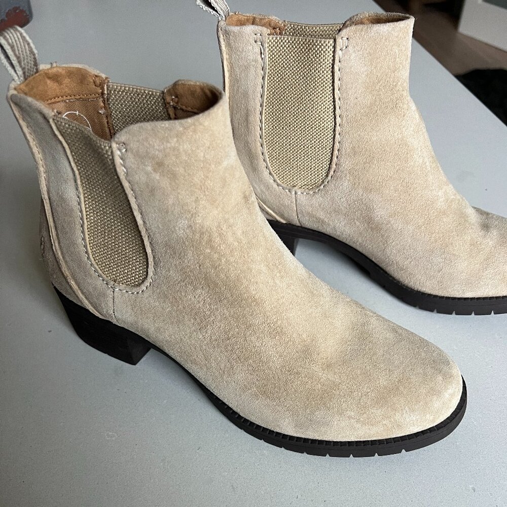 Hush Puppies Waterproof Suede Booties